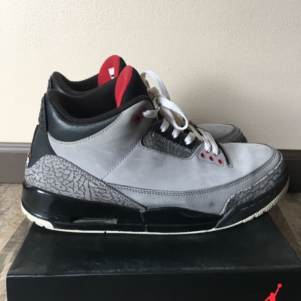 Nike Air Jordan Retro 3 Stealth Mens Size 11.5